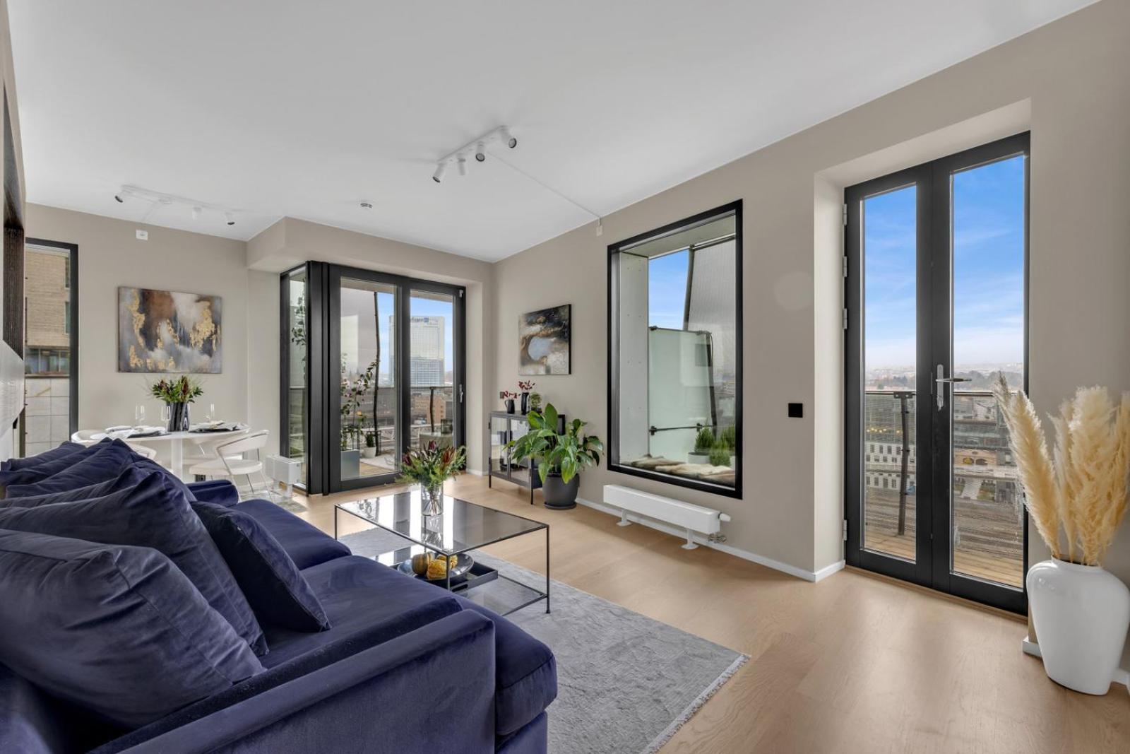Eksklusiv Modern Barcode Apartment Осло Екстериор снимка